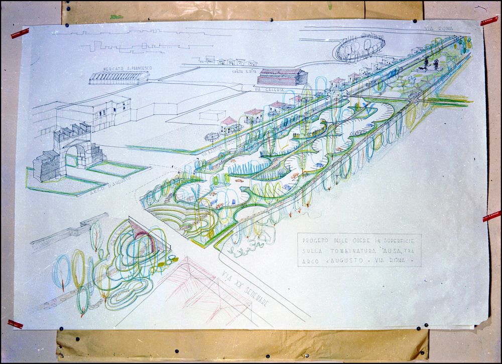 progetto del parco 1963